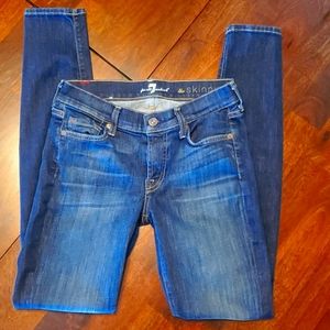 EUC 7 For All Mankind Skinny Jeans